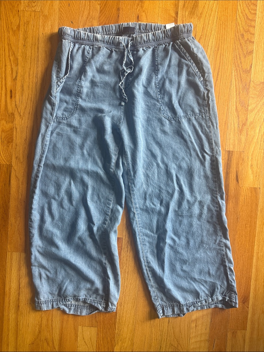 Splendid Light Blue Drawstring Jogger Pants